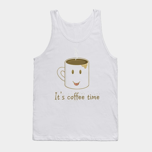 it's coffee time Tank Top by SamuelC23